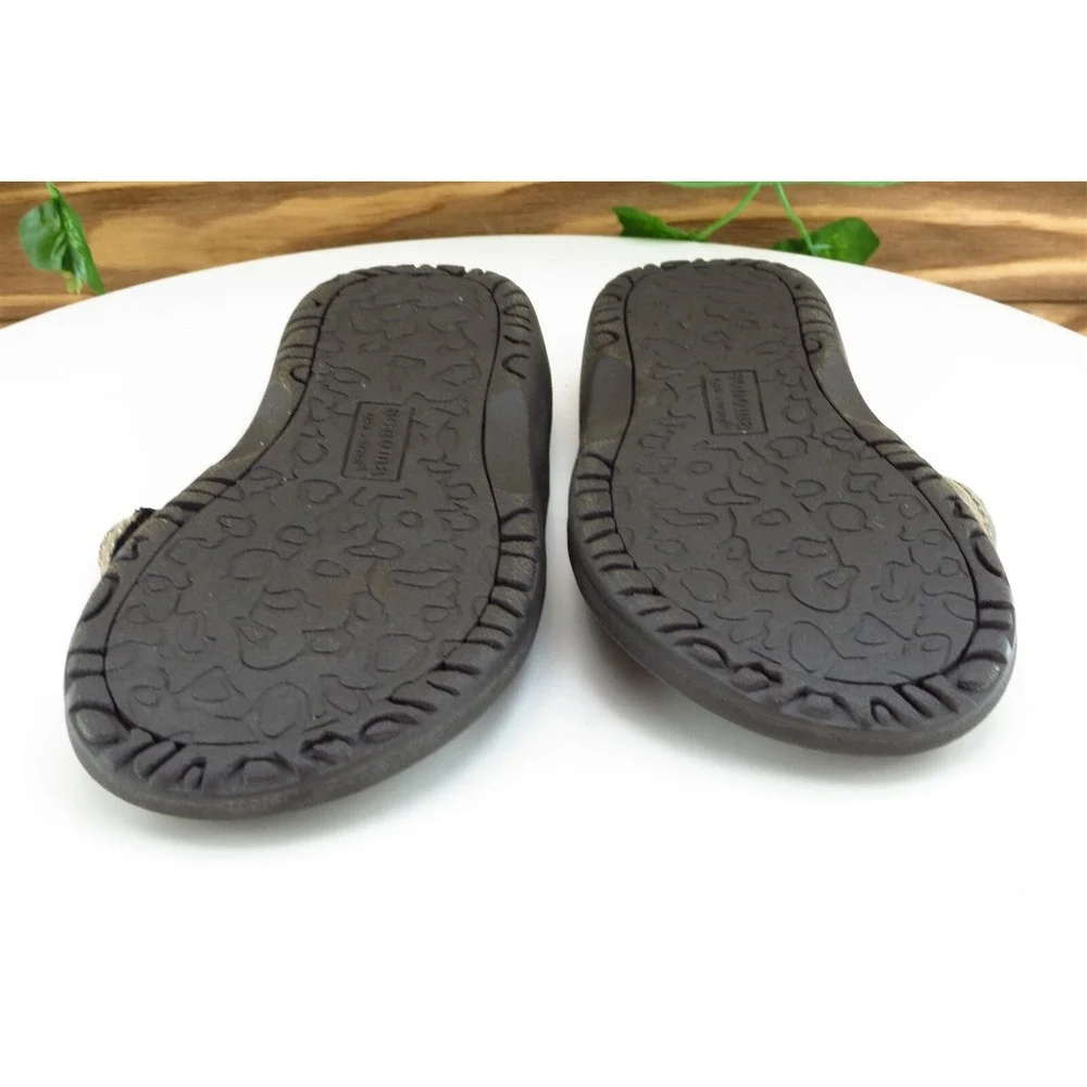 Sonoma Toddler Boys 12 Medium‎ Brown Flip Flop Synthetic